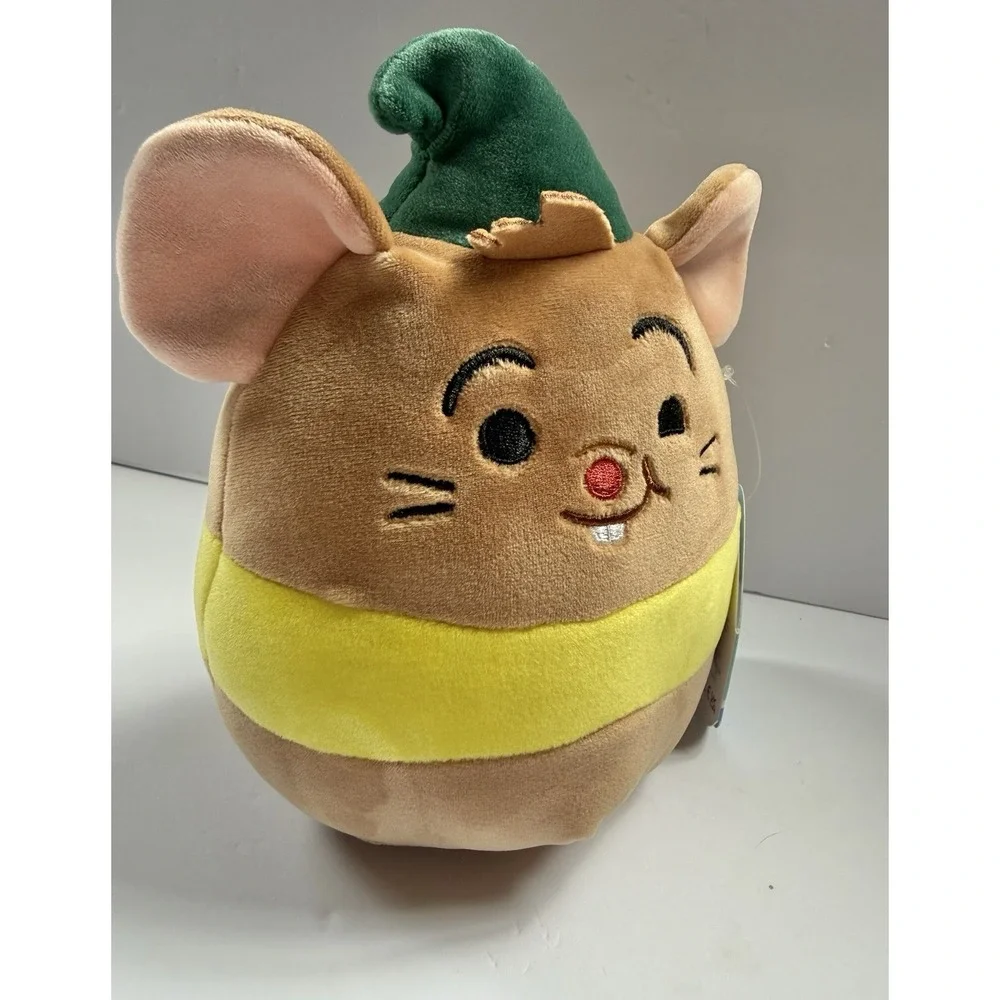 Squishmallows Disney Gus Mouse Cinderella 8 Inch Brown Plush Doll NWT